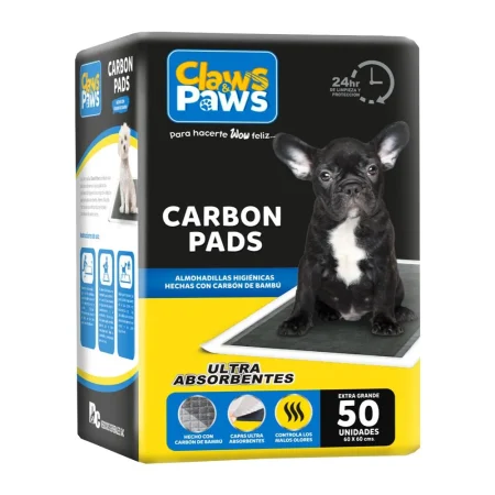 Pañal de piso carbón Claws & Paws Extragrande